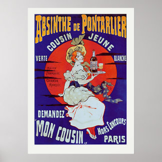 Absinthe de Pontarlier Poster