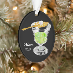 Absinthe Drink Personalized Ornament