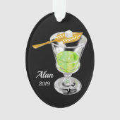 Absinthe Drink Personalized Ornament (voorkant)