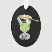 Absinthe Drink Personalized Ornament (achterkant)