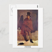 Absinthe Drinker by Manet Edouard Briefkaart (Voorkant / Achterkant)