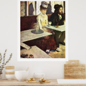 Absinthe Drinker door Edgar Degas Poster (Keuken)
