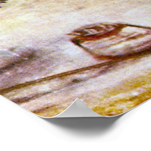 Absinthe Drinkers door Edgar Degas Poster (Hoek)