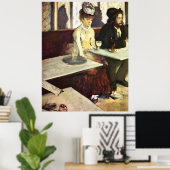 Absinthe Drinkers door Edgar Degas Poster (Thuiskantoor)