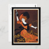 Absinthe Ducros Fils Briefkaart (Voorkant / Achterkant)