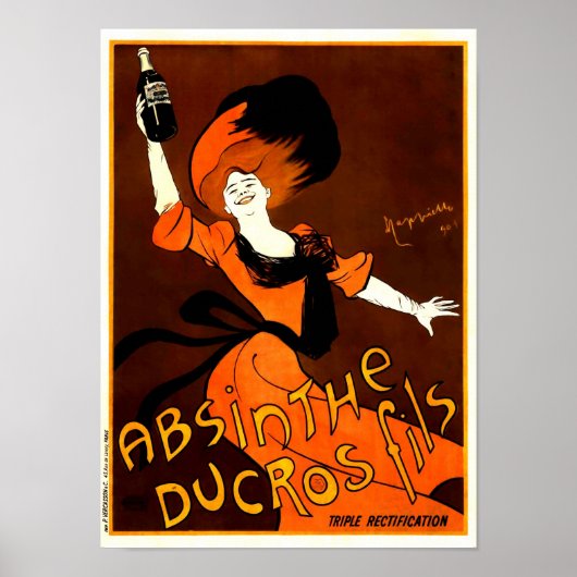 Absinthe Ducros Fils Leonetto Cappiello Fine Art Poster (Voorkant)