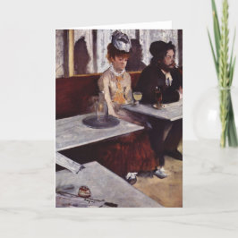 Absinthe - Edgar Degas - c1876 Kaart