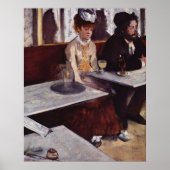 Absinthe - Edgar Degas - c1876 Poster (Voorkant)