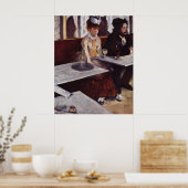 Absinthe - Edgar Degas - c1876 Poster (Keuken)