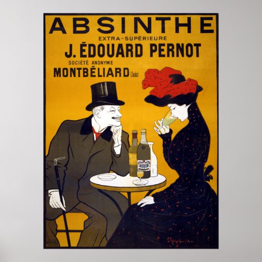 Absinthe extrasupérieure c. 1900 poster (Voorkant)
