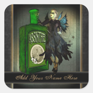 Absinthe Faerie Bookplate Stickers