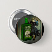 Absinthe Faerie Buttonnen Ronde Button 5,7 Cm (Voorkant /achterkant)