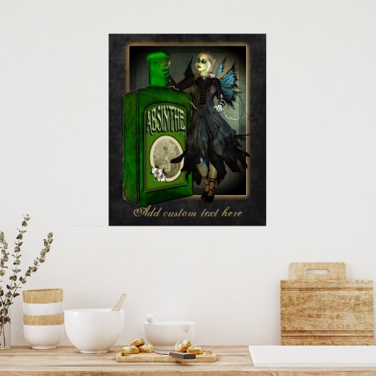 Absinthe Faerie Custom Poster (Keuken)