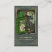 Absinthe Faerie - La Fée Verte - The Green Fairy Visitekaartje (Voorkant)