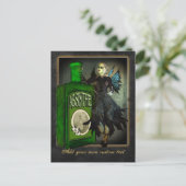 Absinthe Faerie Postcard Briefkaart (Staand voorkant)