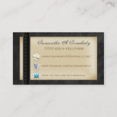 Absinthe Faerie Social Profile Kards Visitekaartje (Achterkant)