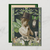Absinthe Fairy Briefkaart (Voorkant / Achterkant)