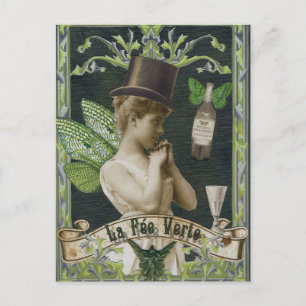 Absinthe Fairy Briefkaart