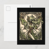 Absinthe Fairy Briefkaart (Voorkant / Achterkant)