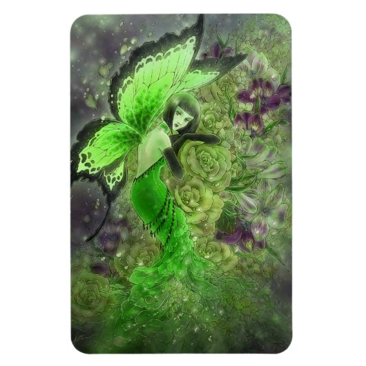 Absinthe Fairy Fantasy Kunstmagneet Magneet (Verticaal)