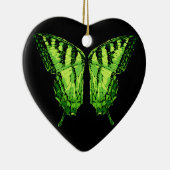 Absinthe Fairy Green Wings Keramisch Ornament (Rechts)
