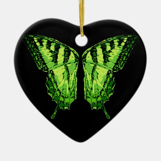 Absinthe Fairy Green Wings Keramisch Ornament (Voorkant)