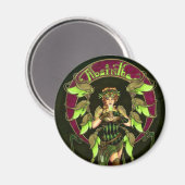 Absinthe Fairy Magnet (Voorkant / Achterkant)