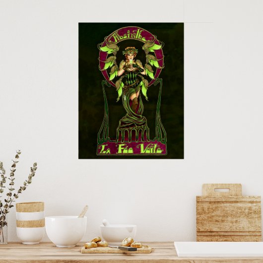 Absinthe Fairy Poster (Keuken)