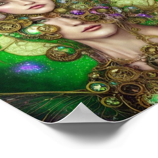 Absinthe Fantasy Green Fairy Poster (Hoek)
