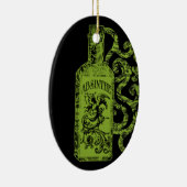 Absinthe-flessenzols Keramisch Ornament (Rechts)