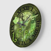 Absinthe Girl in Glass Collage Grote Klok (Hoek)