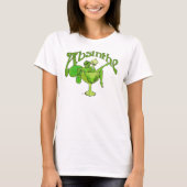 Absinthe Girl in Glass T-shirt (Voorkant)