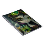 "Absinthe Goggles"-laptop Notitieboek (Rechterzijde)