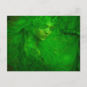 Absinthe Green Fairy Briefkaart (Voorkant)