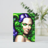 Absinthe Green Fairy Briefkaart (Staand voorkant)