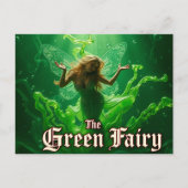 Absinthe Green Fairy Briefkaart (Voorkant)