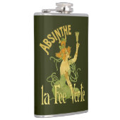 Absinthe Green Fairy La Fee Verte, Poster Steampun Heupfles (Rechts)