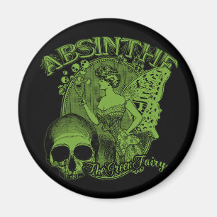 Absinthe Green Fairy Lady Magneet