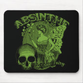 Absinthe Green Fairy Lady Muismat (Voorkant)