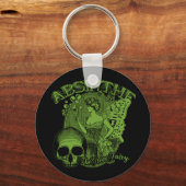 Absinthe Green Fairy Lady Sleutelhanger (Voorkant)