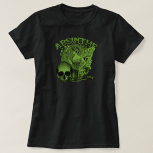Absinthe Green Fairy Lady T-shirt