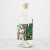 Absinthe Green Fairy Likeurfles Etiket (Voorkant)