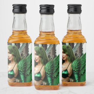 Absinthe Green Fairy Likeurfles Etiket