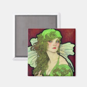 Absinthe Green Fairy Magnet (Voorkant / Achterkant)