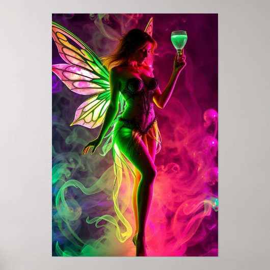 Absinthe Green Fairy Poster (Voorkant)