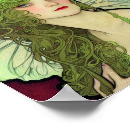 Absinthe Green Fairy Poster (Hoek)