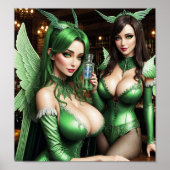 Absinthe Green Fairy Poster (Voorkant)