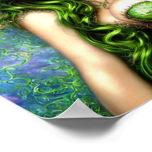 Absinthe Green Fairy Poster (Hoek)