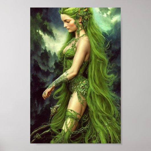 Absinthe Green Fairy Poster (Voorkant)