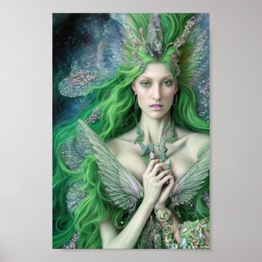 Absinthe Green Fairy Poster (Voorkant)